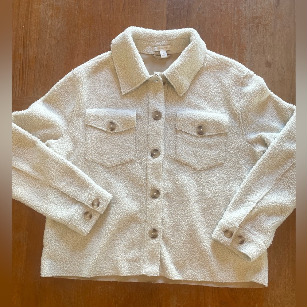 Chelsea and Violet Sherpa jacket